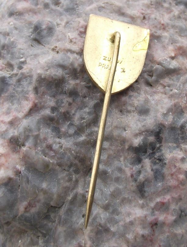 1975 Prague Czechoslovakia 30th Anniversary World War 2 Anniversary Pin Badge - Badgecrazy