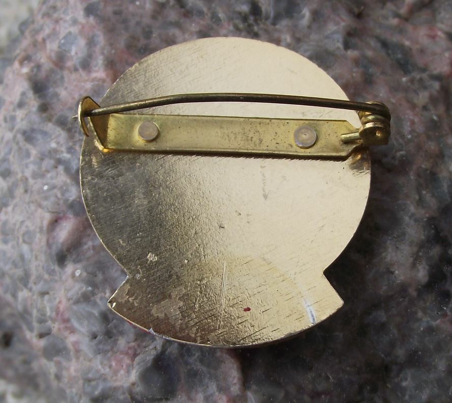 1981 Large FOMA Fotochema Czechoslovakia Camera Film Photography Firm Pin Badge - Badgecrazy