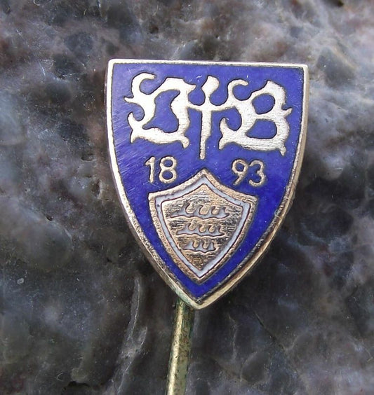 Vintage VfB Stuttgart 1893 Football Club Germany Soccer Crest Pin Badge - Badgecrazy