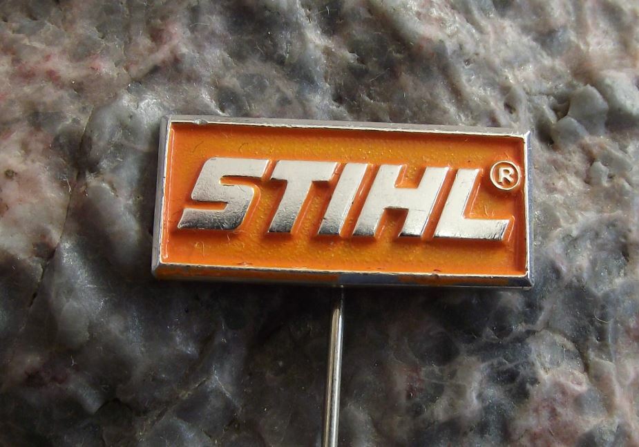 Vintage STIHL German Chainsaw and Power Tools Manufacturer Engineering Pin Badge - Badgecrazy