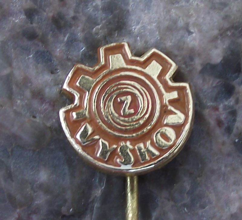 Vintage Ceska Zbrojovka Czech Guns CZ Weapons Vyskov Factory Pin Badge - Badgecrazy