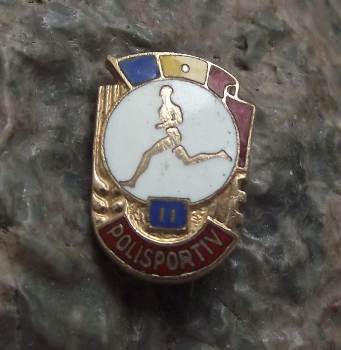 All Round Sportsman Romanian Pokisportiv Stage II 2 Runner Athlete Pin Badge - Badgecrazy
