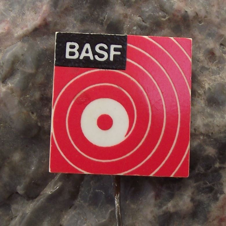 BASF Vintage Computer Mainframe Consumer Electronics Technology Pin Badge - Badgecrazy