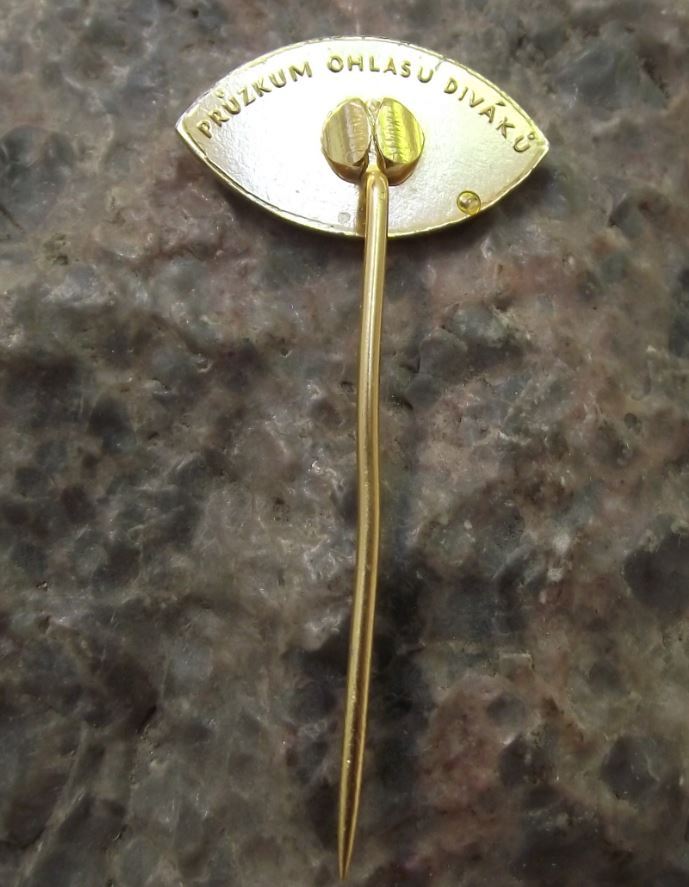 Ceska Televize CST Czech State Television Audience Response Trials Pin Badge - Badgecrazy