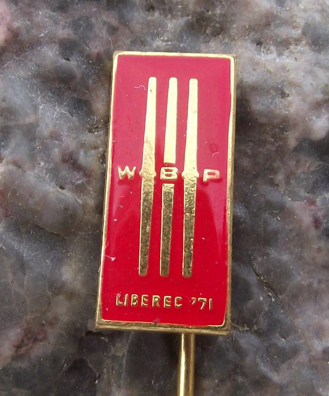 1971 WBP International Bicycle Race Mountain Stage Liberec Cycling Pin Badge - Badgecrazy