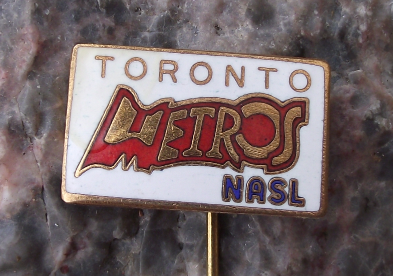 Vintage Toronto Metros NASL Football Club Supporters Canada Soccer Pin Badge - Badgecrazy