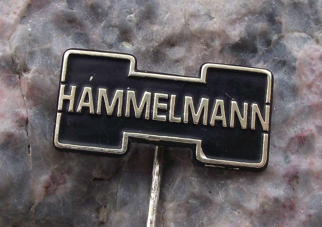 Vintage East Germany Hammelmann German Pumps Company H Logo Pin Badge - Badgecrazy