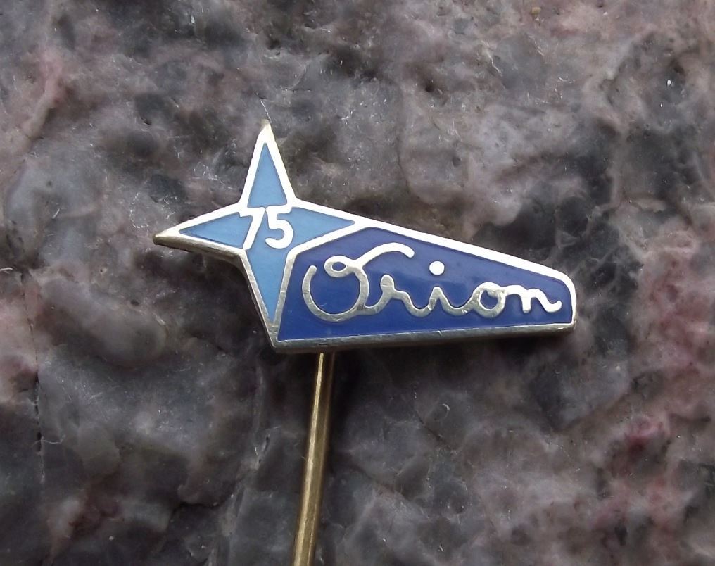 1971 Orion Star Chocolate Bar Sweet Confectioner 75th Anniversary Pin Badge - Badgecrazy