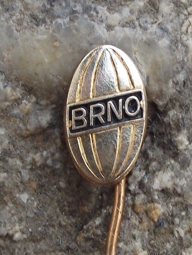 Antique RC Dragon Brno Rugby Football Union League Ball Shaped Czech Pin Badge - Badgecrazy