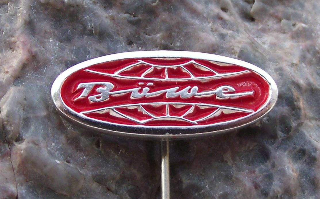 Vintage BOWE BÖWE Systec Engineering East German Germany GDR Oval Logo Pin Badge - Badgecrazy