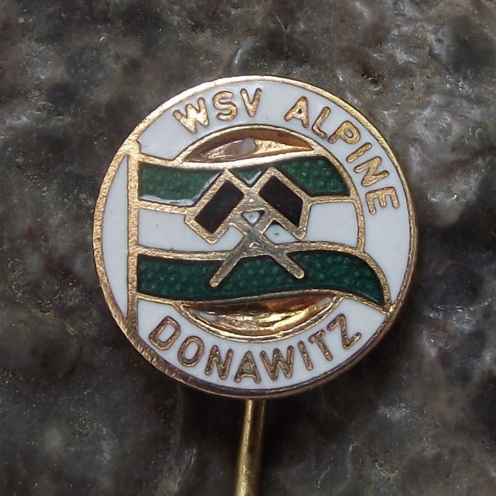 Antique DSV Leoben WSV Alpine Donawitz Soccer Football Club Team Crest Pin Badge - Badgecrazy