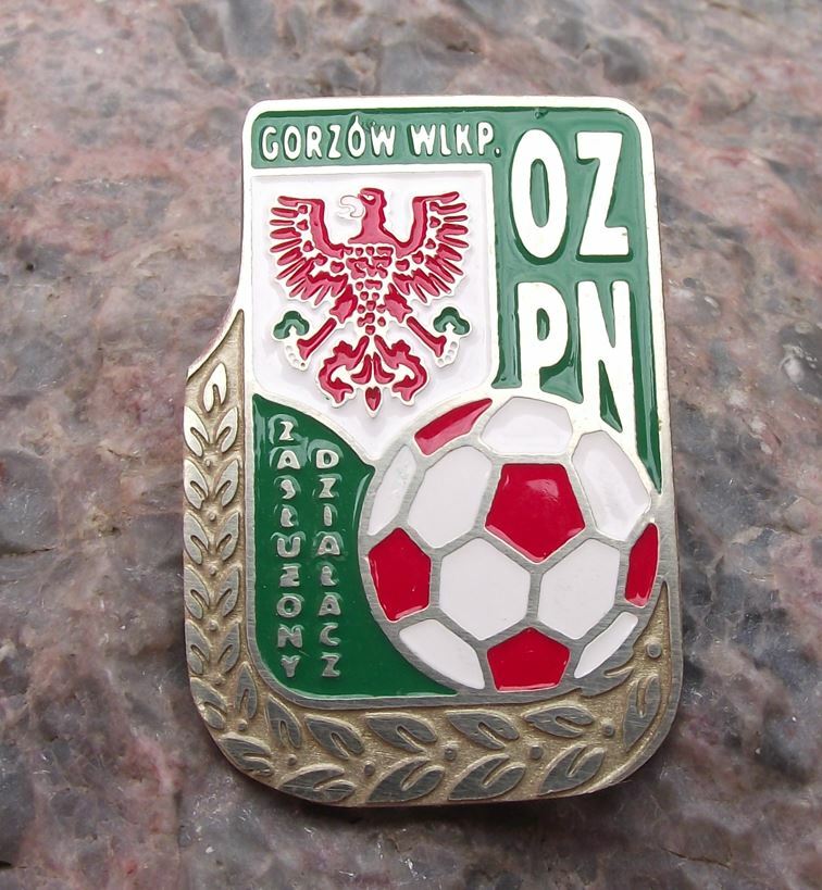 Vintage Gorzow Wielkopolski OZPN Football Club Poland Polish Soccer Pin Badge - Badgecrazy