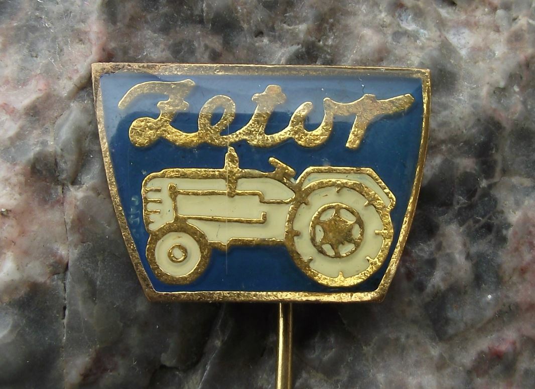 Antique Zetor Tractors Czech Agricultural Farming Machines Farm Pin Badge - Badgecrazy