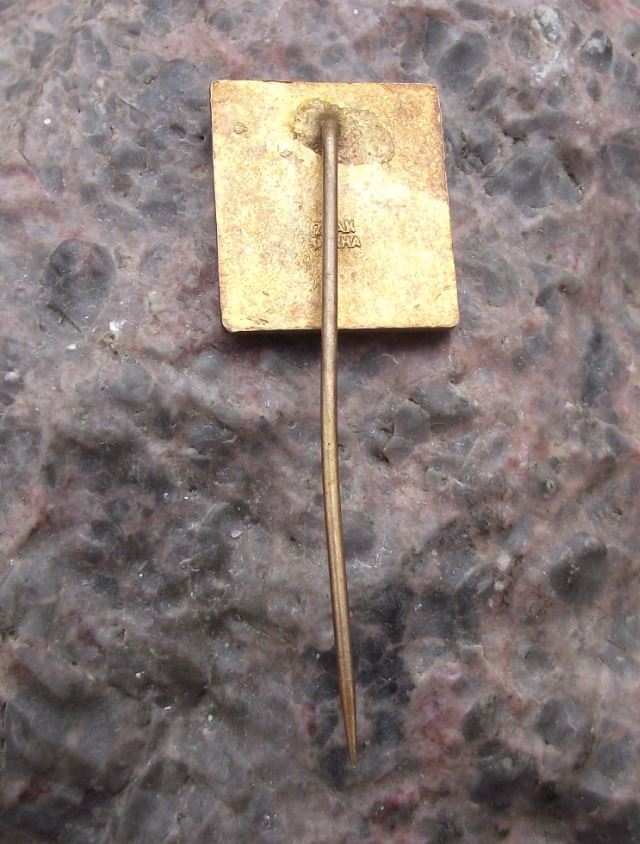 Vintage Hussite Czech Town Jiri George of Podebrady Travel Souvenier Pin Badge - Badgecrazy