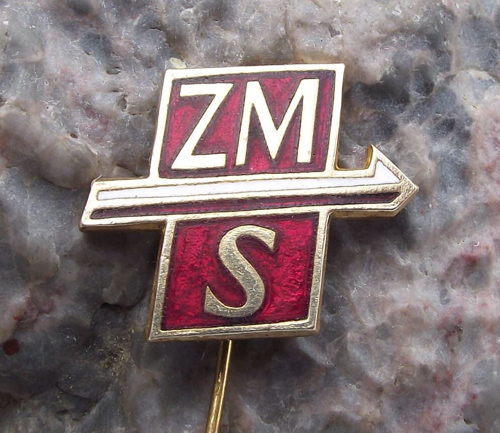 Vintage Poland Polish ZMS Trade Union of Socialist Revolutionary Youth Pin Badge - Badgecrazy