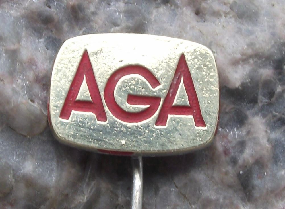 Vintage AGA Swedish Cast Iron Cookers Gas Oven British Kitchen Stove Pin Badge - Badgecrazy