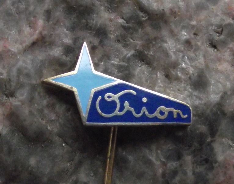 Antique Orion Star Czech Chocolate Bar Sweet Confectioner Company Pin Badge - Badgecrazy
