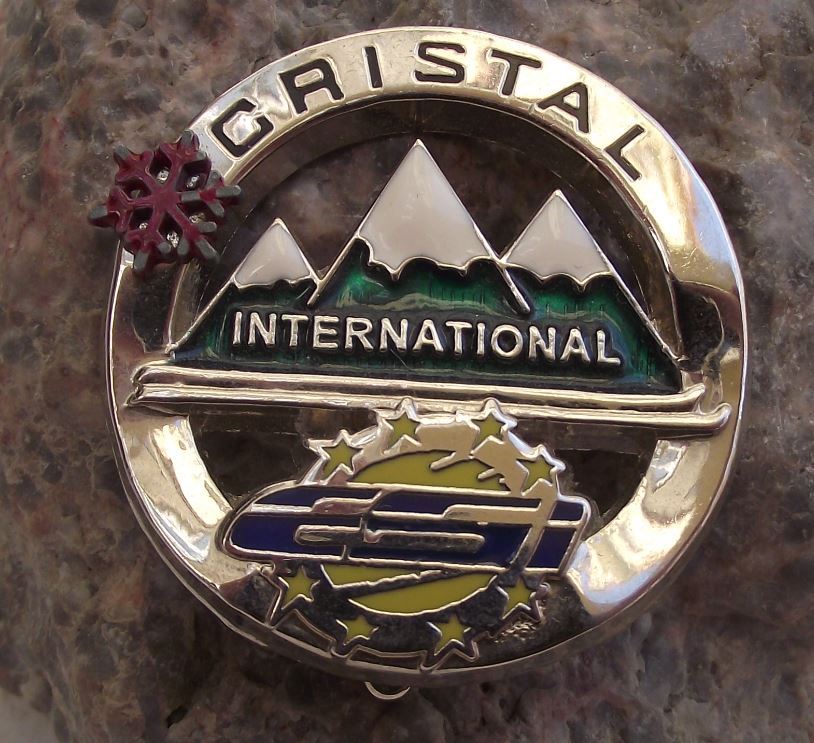 Cristal International ESI Ecol de Ski School Skiing Winter Sport Medal Pin Badge - Badgecrazy