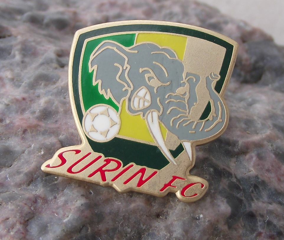 Rare Surin F C Football Club Thailand Thai Elephant Soccer Tie Pin Badge - Badgecrazy