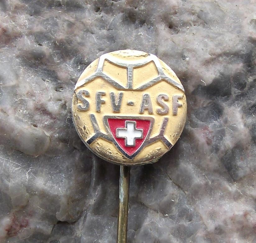 SFV ASF Swiss Football Association Soccer Federation Logo Switzerland Pin Badge - Badgecrazy