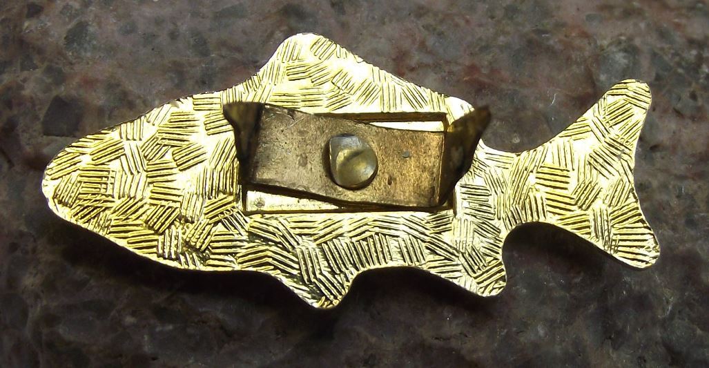 Antique Czech Fishing Anglers Union Carp Fish Farming Members Uniform Pin Badge - Badgecrazy