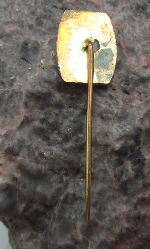 Antique Strekov Schreckenstein Castle River Elbe Goethe Wagner Pin Badge - Badgecrazy