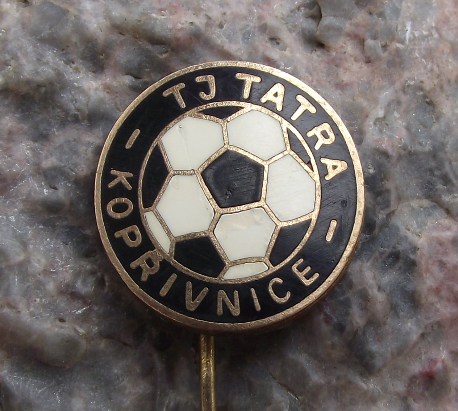Antique TJ Tatra FC Koprivnice Czech Prague Football Soccer Club Fan Pin Badge - Badgecrazy