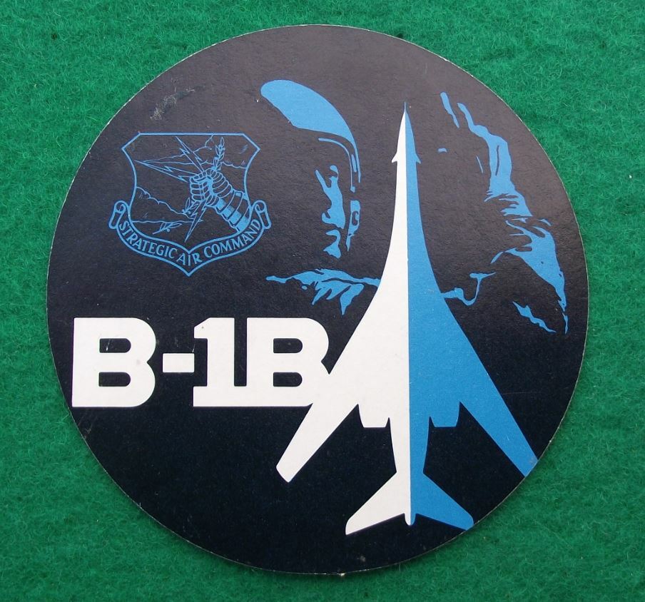 Rockwell B-1B Strategic Air Command Heavy Bomber Aircraft Airshow Sticker Decal - Badgecrazy