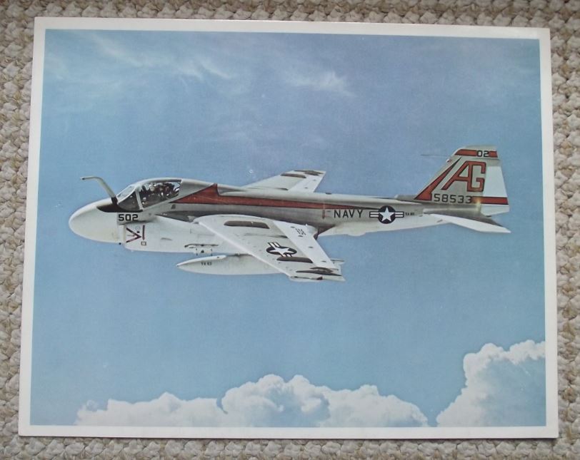 1978 Grumman Aerospace A-6E Intruder US Navy Aircraft Photographic Print Photo - Badgecrazy