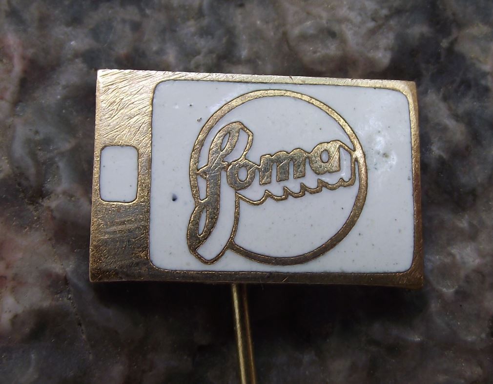 Antique FOMA Classic Slide Roll Camera Film Photo Negative Enamel Pin Badge - Badgecrazy
