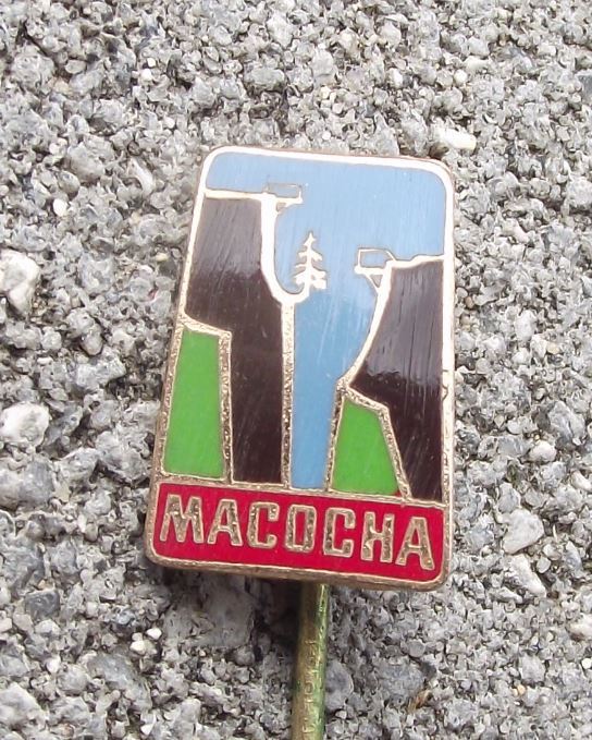 Macocha Gorge Abyss Sink hole Moravian Karst Cave System Caving Pin Badge - Badgecrazy