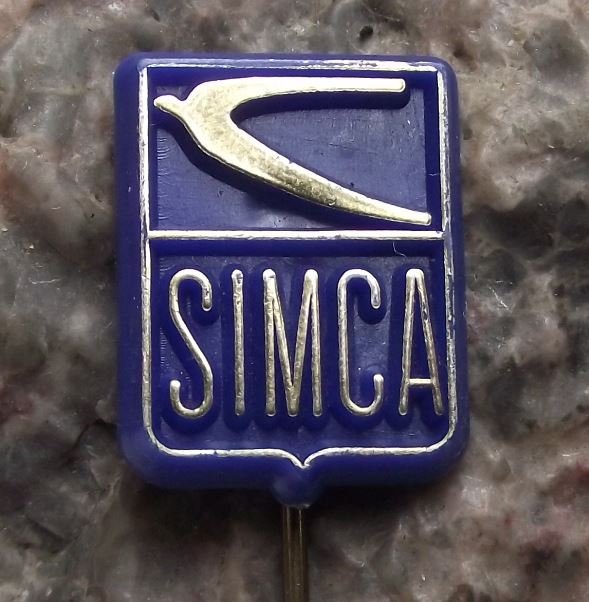 Classic Simca France Automobiles Auto Maker Bird Motif Car Marque Pin Badge - Badgecrazy
