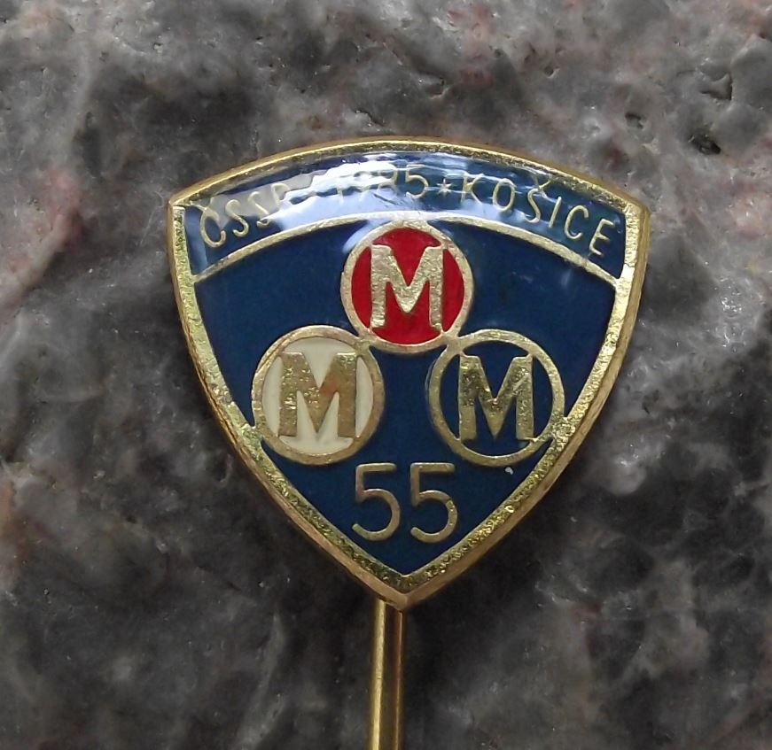 1985 Slovakia International Marathon Running Race MMM Kosice Athletics Pin Badge - Badgecrazy