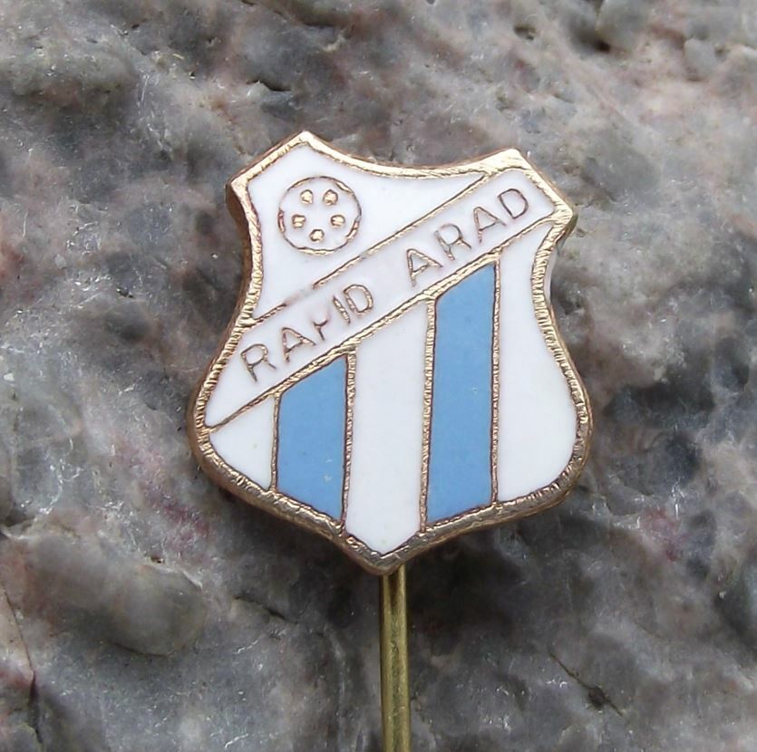Vintage FC Rapid Vagonul Arad Football Club Romania Romanian Soccer Pin Badge - Badgecrazy