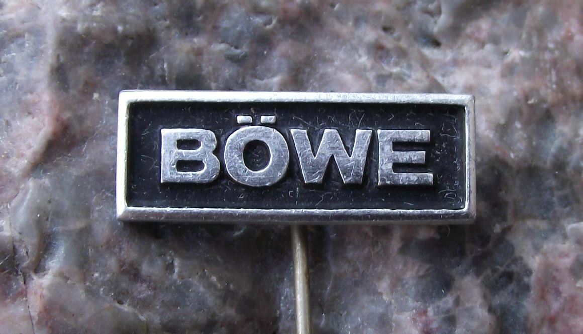 Antique BOWE BÖWE Systec Engineering East German Germany GDR Pin Badge - Badgecrazy