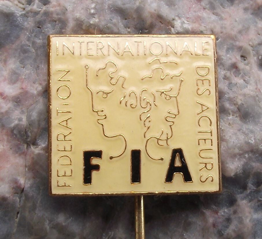 FIA Federation Internationale Acteurs International Federation Actors Pin Badge - Badgecrazy