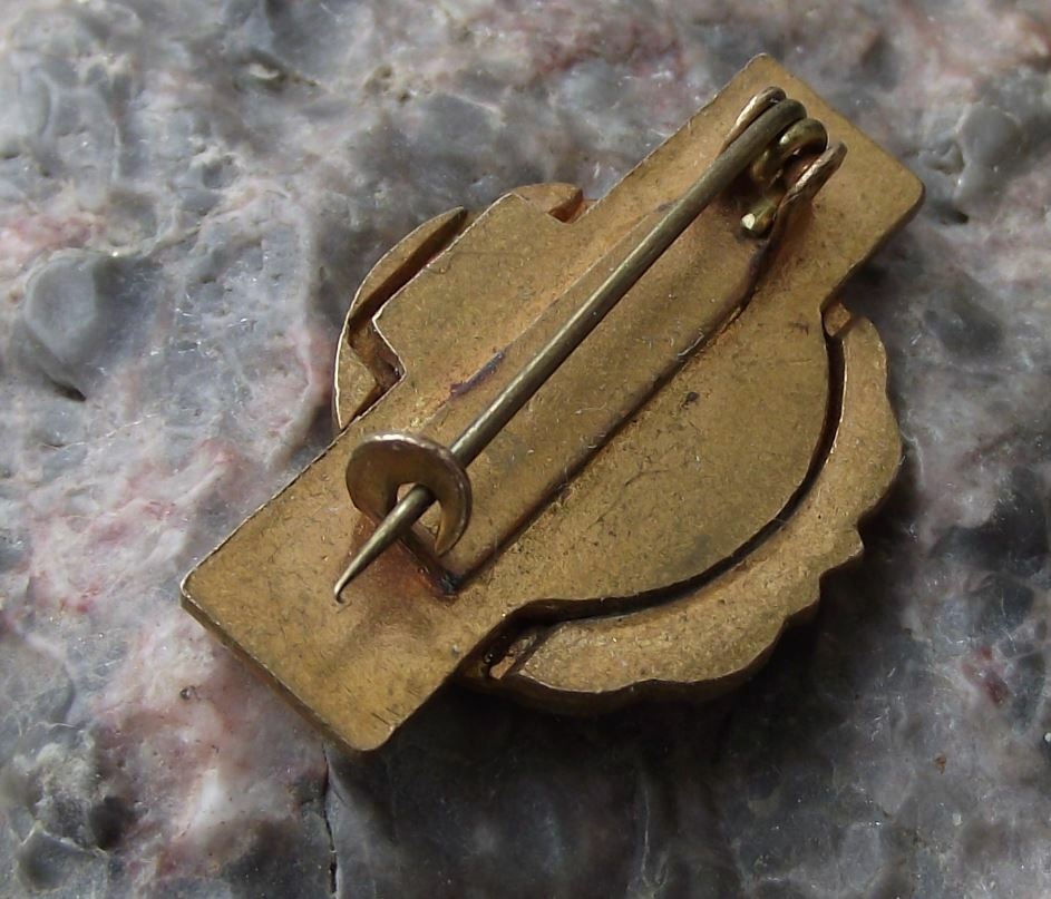 Vintage Svazarm Czech Army Reserve Grade 3 Shooter Paramilitary Brooch Pin Badge - Badgecrazy