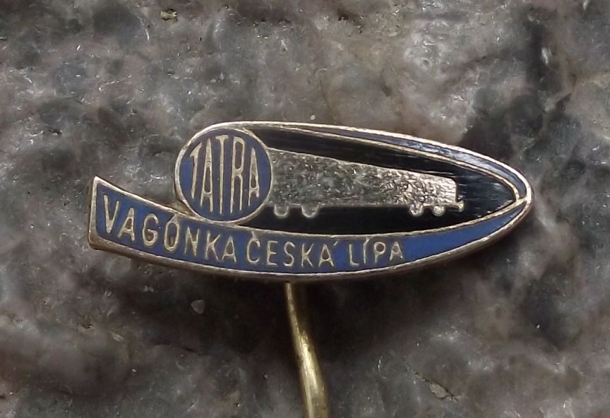 Czech Railway System Train Wagon Maker Tatra Vagonky Carriages Pin Badge - Badgecrazy