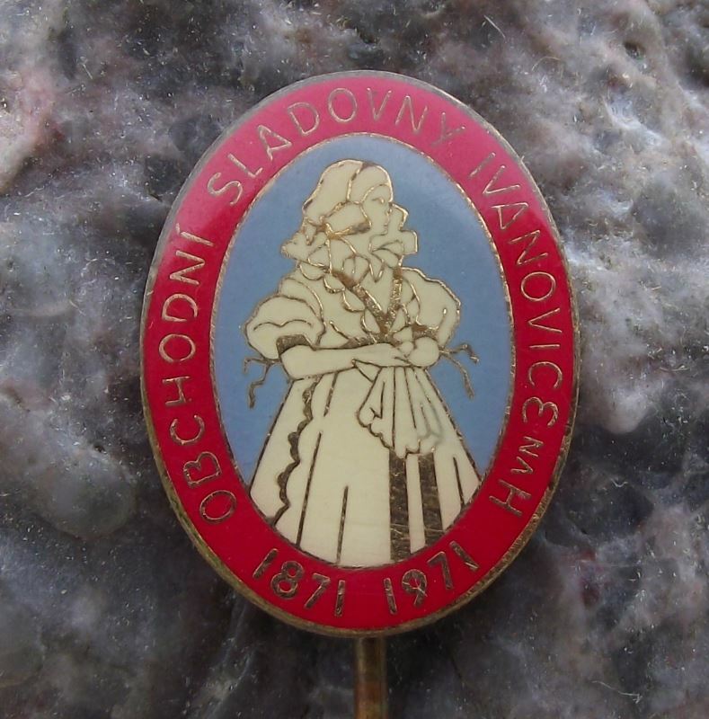 1971 Beer Brewery Malt House Ivanovice Centenary 100th Anniversary Pin Badge - Badgecrazy