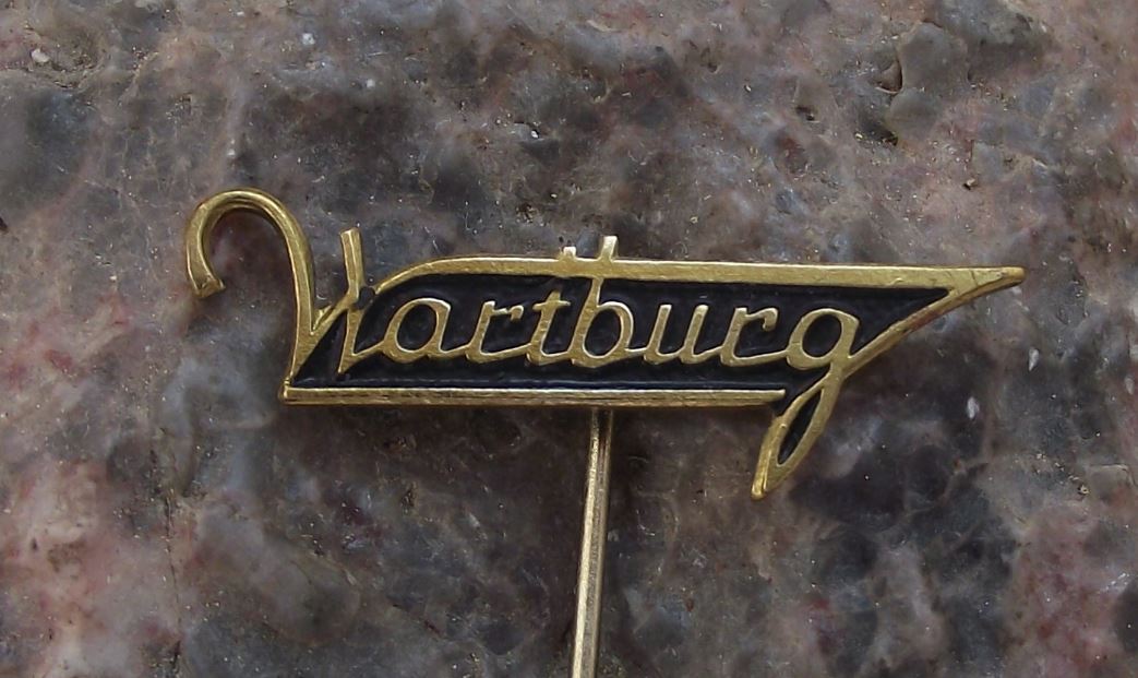 Vintage Wartburg Motors DDR GDR East German Car Auto Manufacturer Pin Badge - Badgecrazy