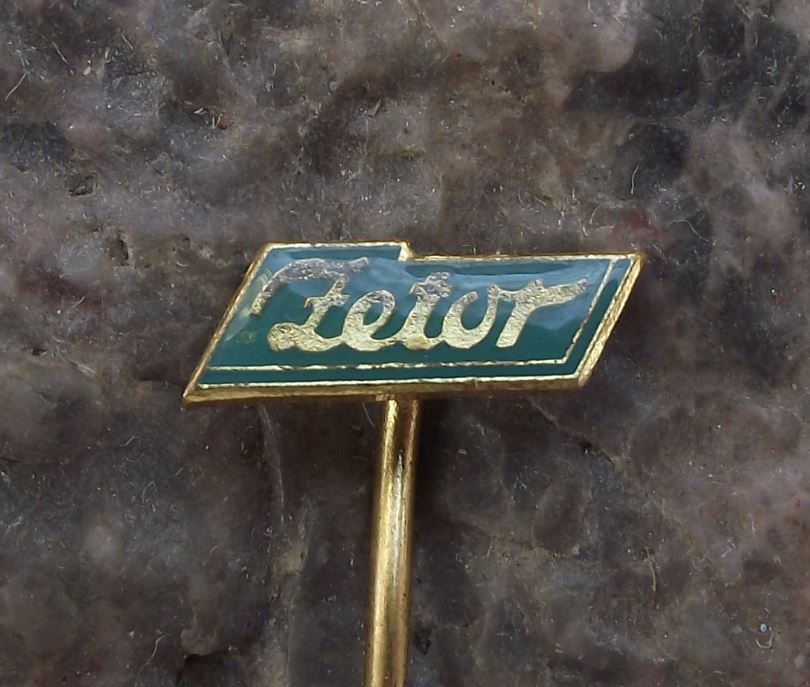 Small Zetor Farm Tractor Czechoslovakia Agriculture Crop Farming Logo Pin Badge - Badgecrazy