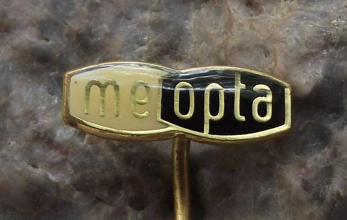 Vintage Meopta Czech Stereo TLR & Spy Camera Company Advertising Logo Pin Badge - Badgecrazy