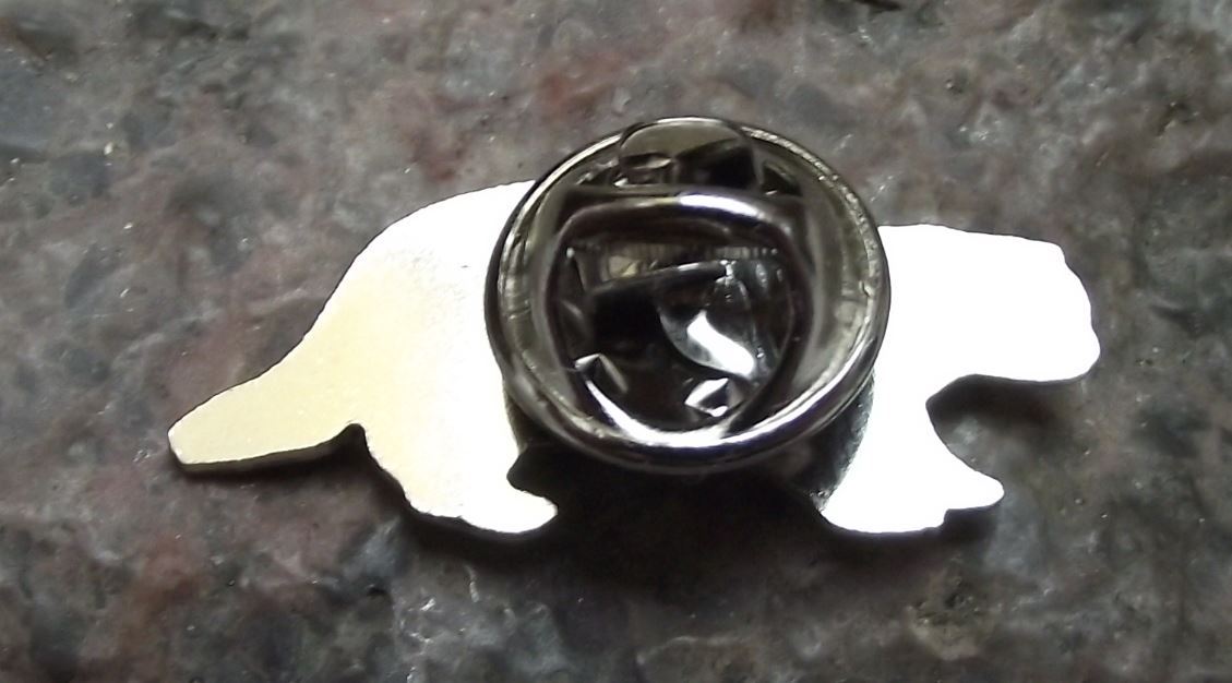 European Badger Black White Striped Face Woodland Mammal Brooch Pin Badge - Badgecrazy