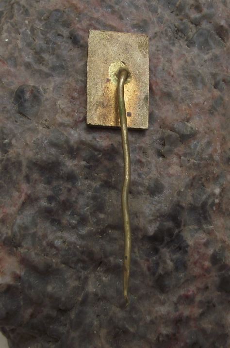 Piestany Man Breaking Walking Stick Crutch Healing Spa Souvenier Pin Badge - Badgecrazy