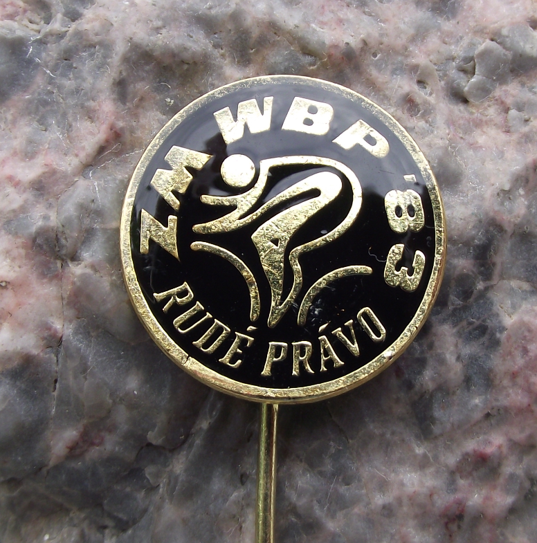1983 WBP Zavod Miru International Bicycle Road Race Cycle Bike Cycling Pin Badge - Badgecrazy
