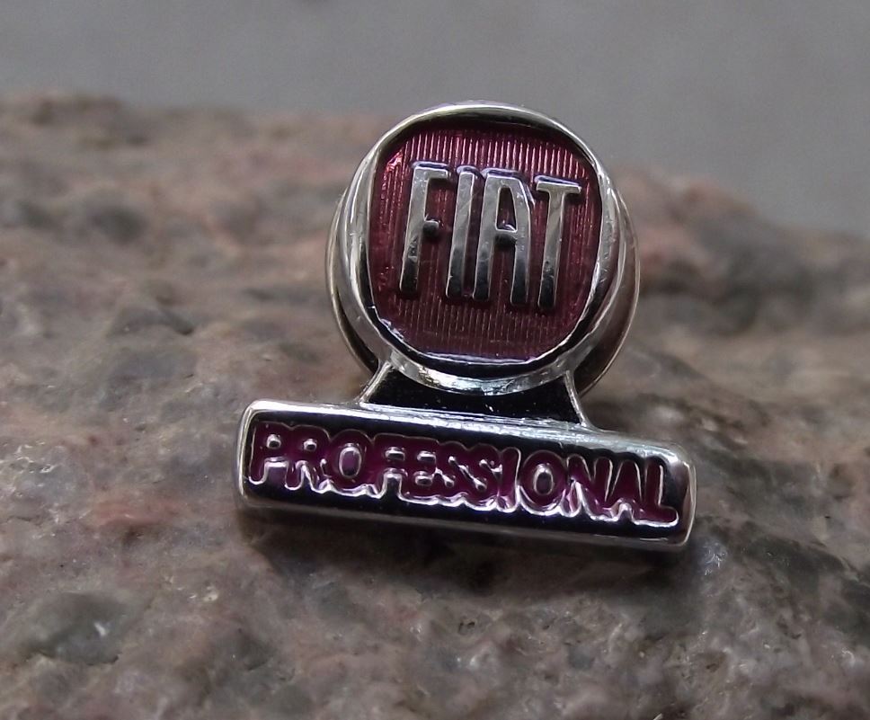 Fiat Professional Van Italian Car Maker Logo Commercial Vehicles Tie Pin Badge - Badgecrazy