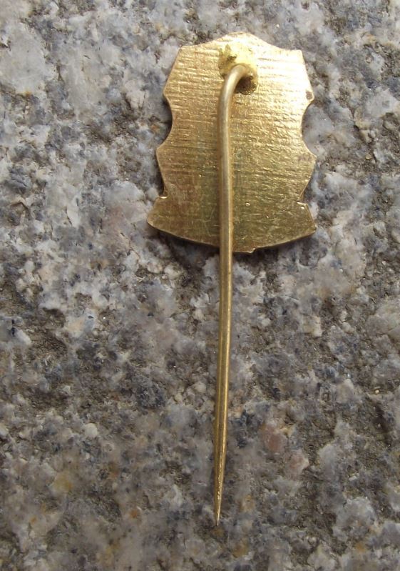 Lomnice nad Popelkou Heraldic Crest Knight Axe Spear Coat of Arms Pin Badge - Badgecrazy