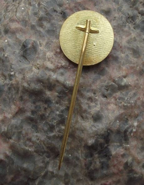 Antique Prague Zoo Praha Striped Horse Zebra Head Czech Safari Park Pin Badge - Badgecrazy