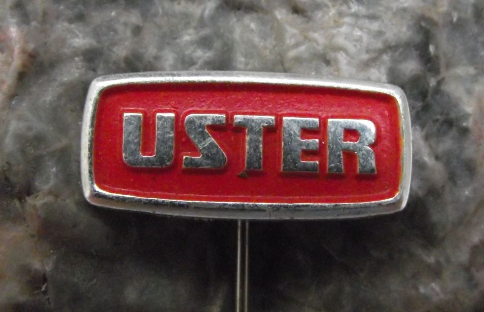 Antique Uster Fiber Fibre Yarn Testing Equipment Engineering Firm Pin Badge - Badgecrazy