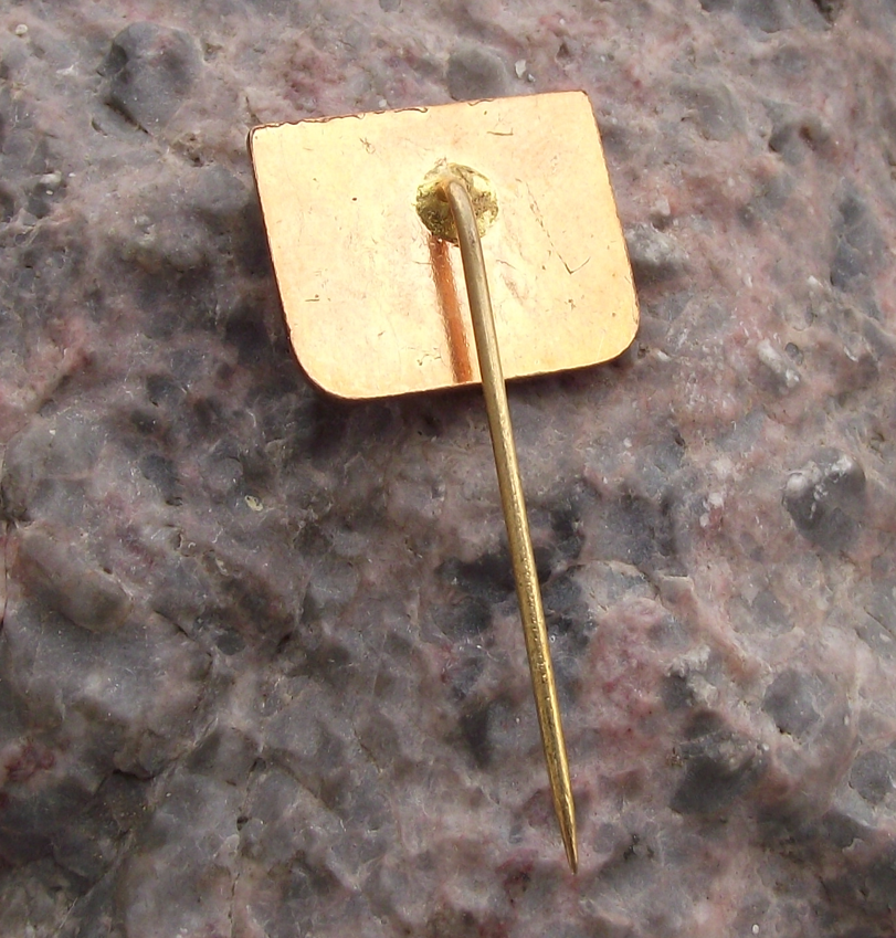 1986 Czech Radio Prague Praha CSSR 50th Anniversary Tower Mast Logo Pin Badge - Badgecrazy